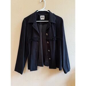 Leslie Fay Fringe Top Size 14P